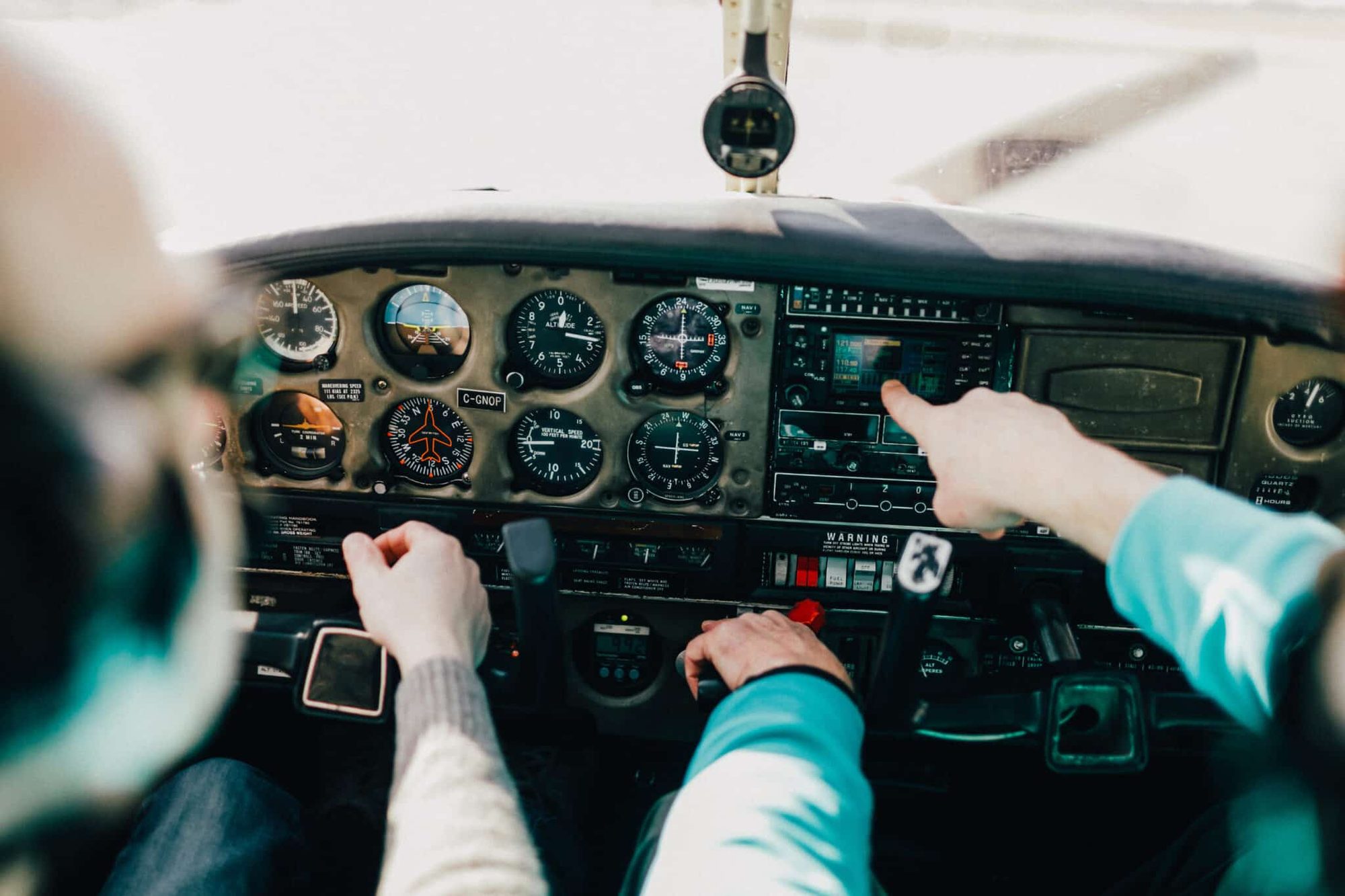 Aircraft test flight after repair at Dawson Aircraft, Clinton AR